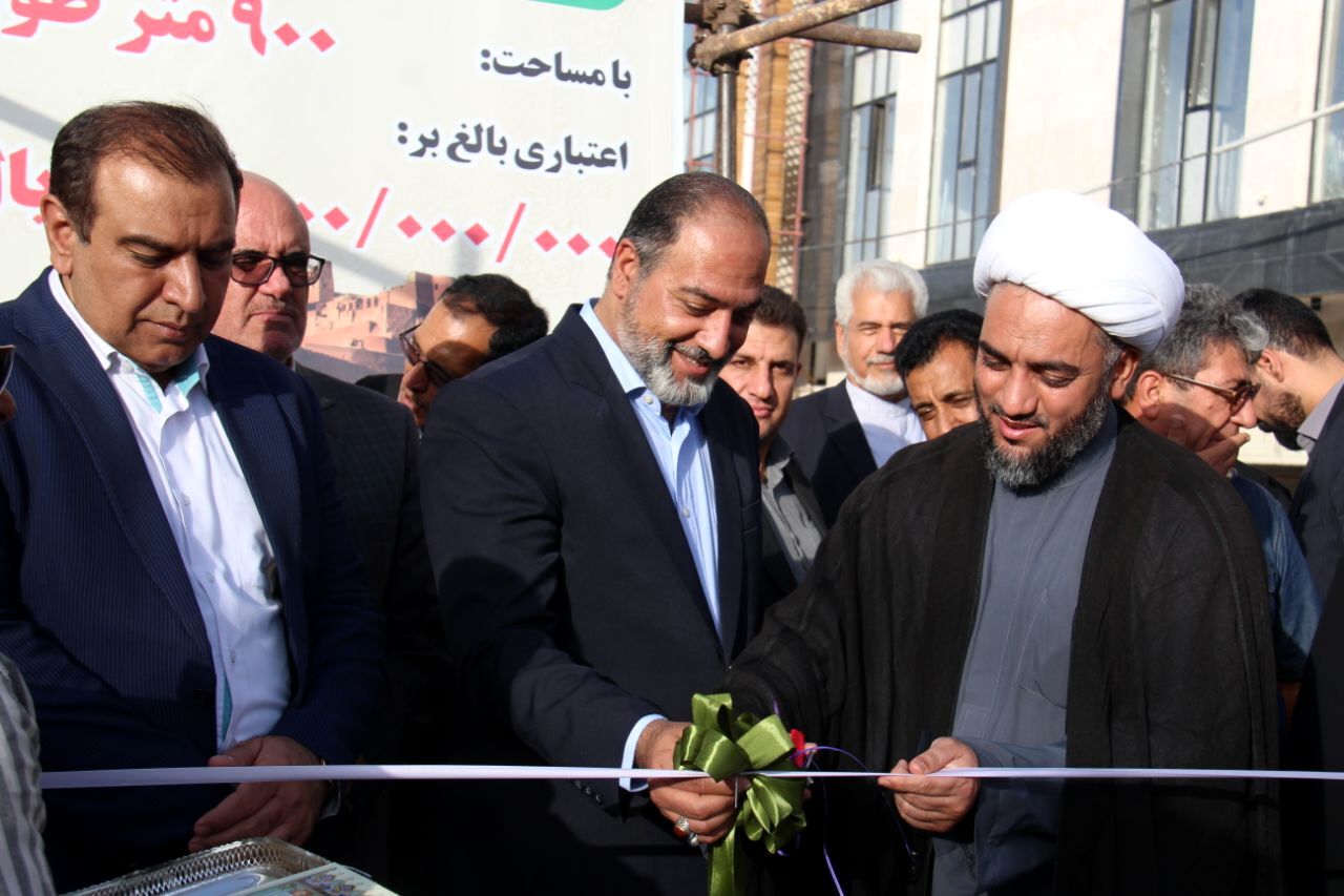 افتتاح و کلنگ‌زنی چندین طرح عمرانی در شهرستان بم 