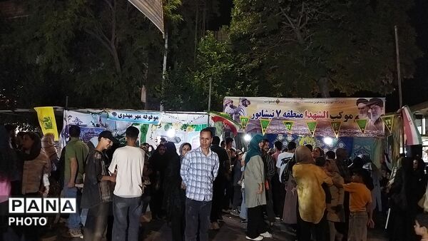 مهمانی کیلومتری غدیر در نیشابور 