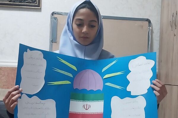 برگزاری نمایشگاه به مناسبت «هفته پدافند غیرعامل» در دبستان شهید مجید مجیدی ناحیه دو شهرری 