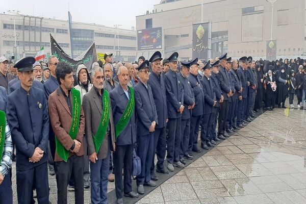 تشیع پیکر شهید مجید شخصی در مشهد