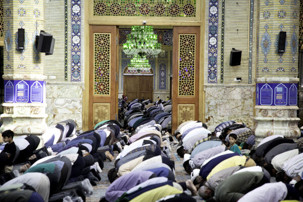 نماز عید سعید قربان در مسجد جمکران