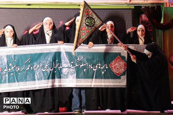 مراسم عزاداری شب سوم محرم در شهرک شیرودی اسلامشهر