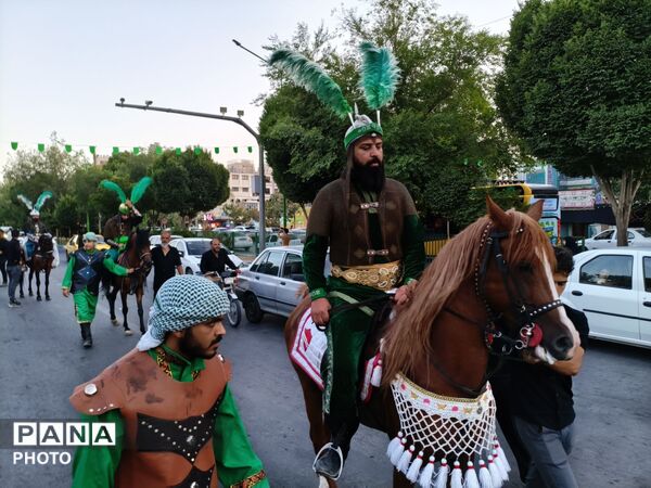  کاروان عظیم نوجوان کربلا در خیابان پروین 