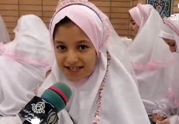 جشن تشرّف دانش آموزان مدرسه شهید هندویان قم به فصل عبادت