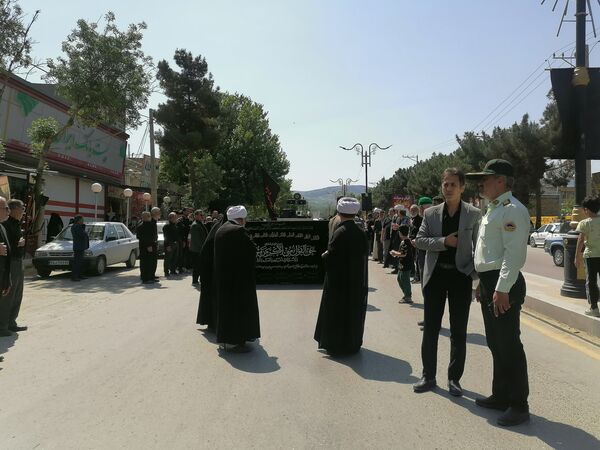 دسته‌روی هیات مذهبی سملقان در سالروز شهادت امام جعفر صادق(ع)