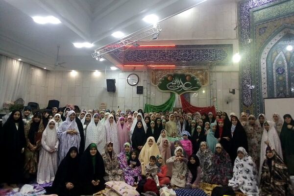 حضور دانش‌آموزان ناحیه 2 شهرری در مراسم اعتکاف دانش‌آموزی 