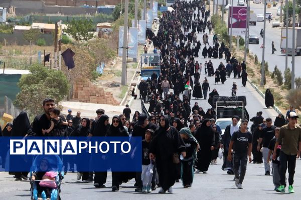 مراسم پیاده‌روی جاماندگان اربعین در محمدشهر کرج