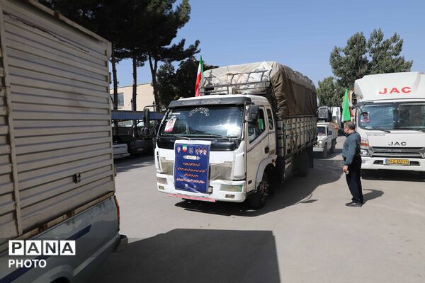 کاروان تجهیزات آموزشی و کارگاهی نوسازی مدارس خراسان شمالی 