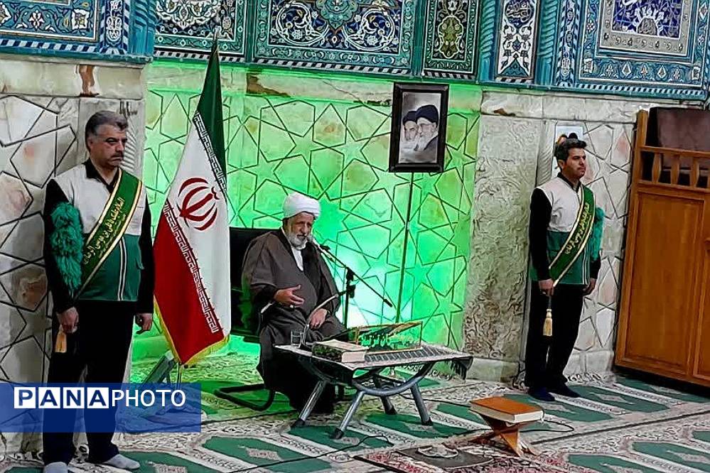 مراسم چهلم شهادت سید مقاومت و سردار نیلفروشان در شهرستان ورامین