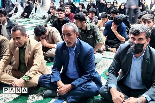 حضور پرشور فرهنگیان و دانش آموزان پیشتاز در نماز جمعه‌‌ بخش دیشموک