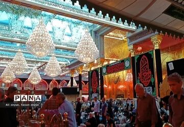 موکب‌داری نوجوانان ایرانی در نجف اشرف