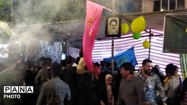 موکب مسجد و هئیت جوانان جان نثاران صاحب الزمان   در مهمانی کیلومتری  عید غدیر خم 