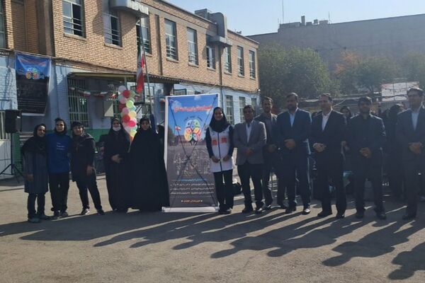 المپیاد ورزشی درون مدرسه‌ای در دبیرستان حجاب ناحیه یک شهرری