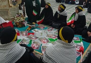  حلقه صالحین در جوار حرم مطهر امامزاده جعفر(ع) پیشوا