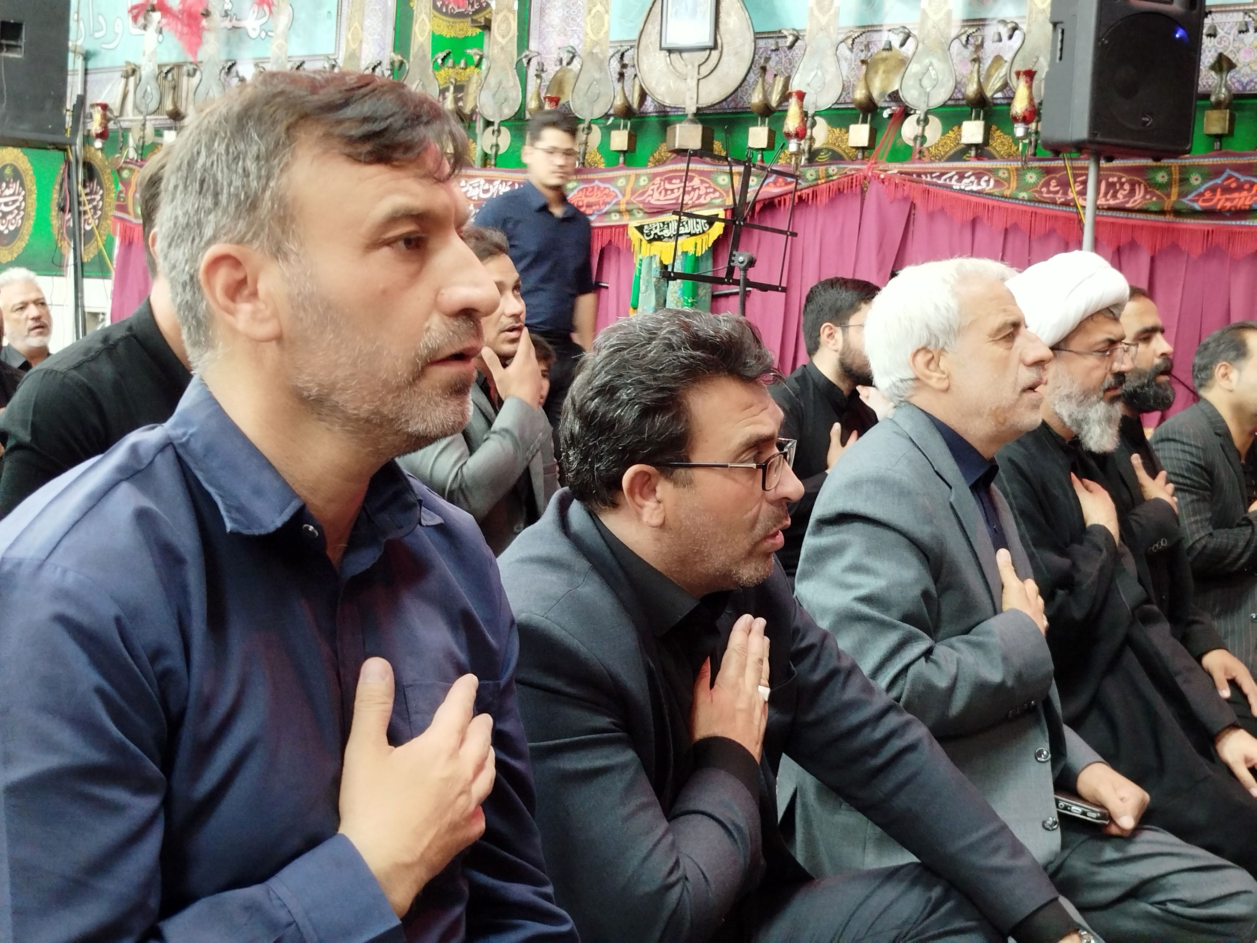 بازدید مسولین شهرستان کاشمر از هئیت ابوالفضلی