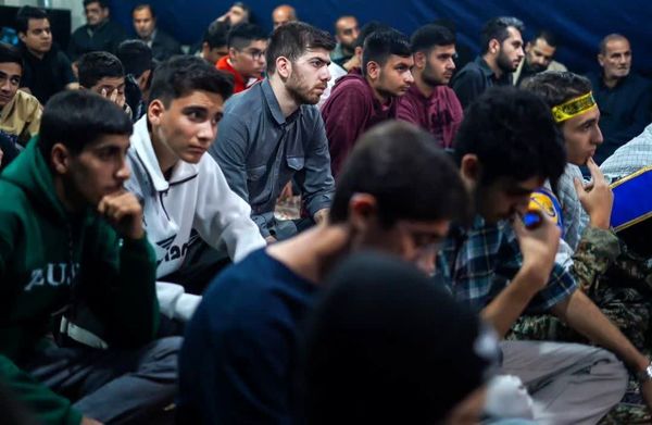 اعتکاف دانش‌آموزان در گلستان