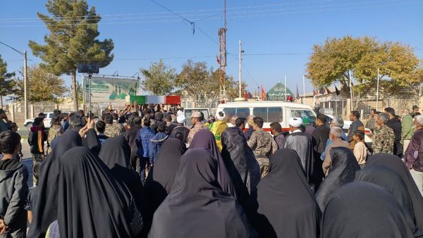  بدرقه باشکوه شهید خوشنام دفاع مقدس در سرخس