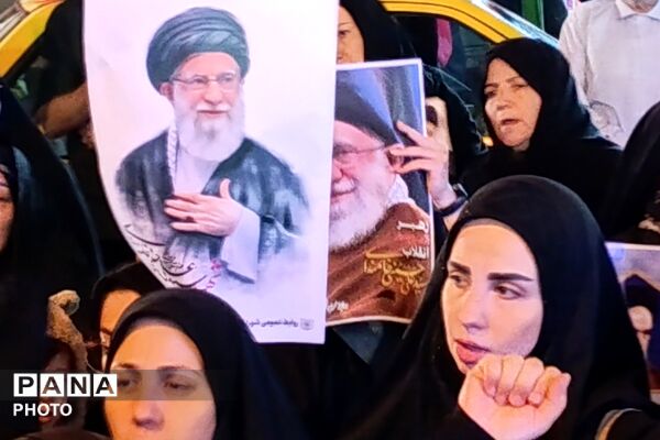 اجتماع مردم باقرآباد قرچک در سوگواری و انتقام جویی شهادت رهبر فرزانه ایران