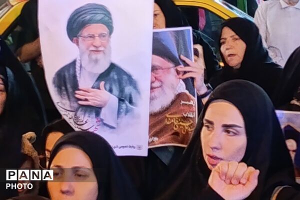 اجتماع مردم باقرآباد قرچک در سوگواری و انتقام جویی شهادت رهبر فرزانه ایران