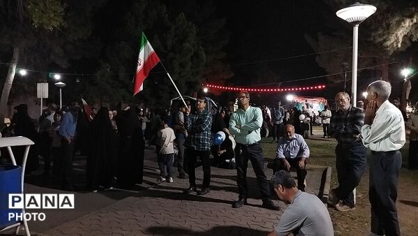 نود و پنجمین شب از شب های مقاومت بلوار جمهوری نیشابور در قاب پانا 
