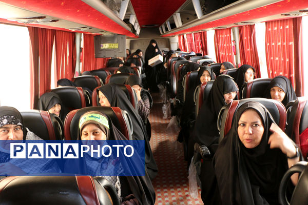 اعزام کاروان راهیان نور بسیج فرهنگیان قم به مناطق شمال‌غرب کشور