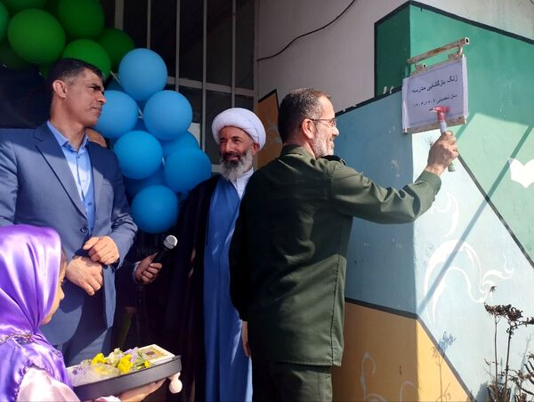 مانور بازگشایی مدارس در میاندورود