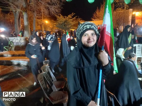 عطر رضوی در موج پنجاه و پنجمین شب اجتماع مردم شریف دلفان