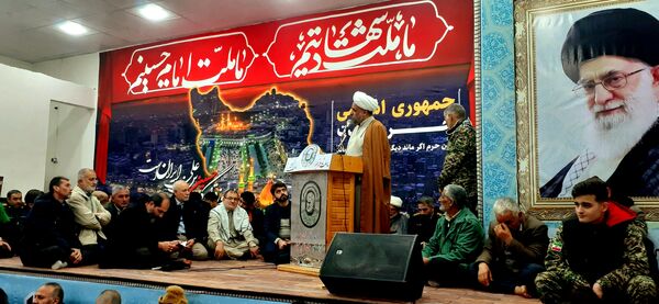 مراسم پنجمین سالگرد شهادت سردار سلیمانی در ناحیه سپاه سملقان