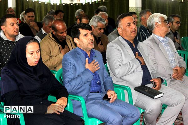 غبارروبی قبور مطهر شهدای دهزیار