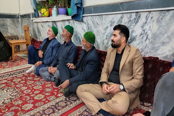 مراسم عزاداری شب تاسوعای حسینی در مسجد جامع شهر بار
