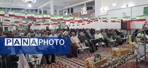 برگزاری یادواره شهدا در روستای نامن شهرستان داورزن