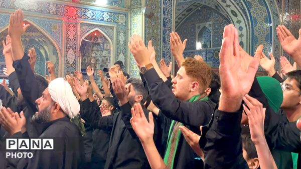 عزاداری هیأت یزد در حرم مطهر رضوی
