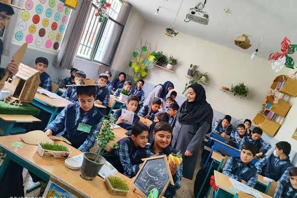 گرامیداشت روز درختکاری در دبستان امام حسن مجتبی(ع) رودهن 