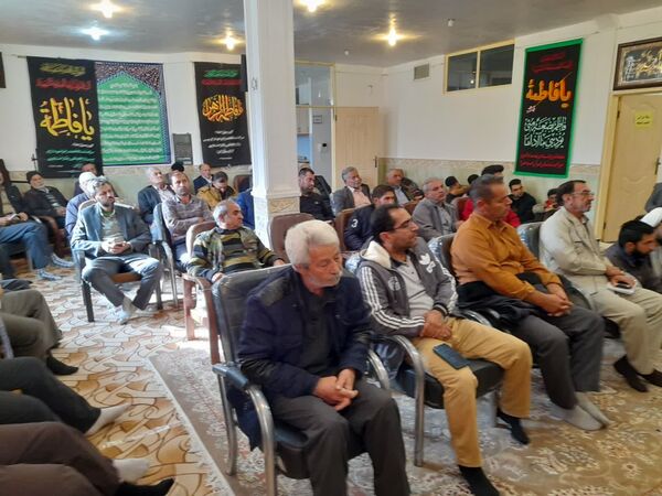 مراسم گرامیداشت هفته بسیج در شهر قاضی