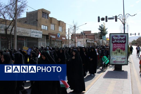حضور پرشور مردم شهرستان سملقان در راهپیمایی روز قدس