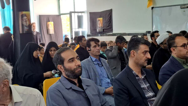 آیین افتتاح طرح توسعه سه کلاسه دبستان شهید مفتح روستای صرم