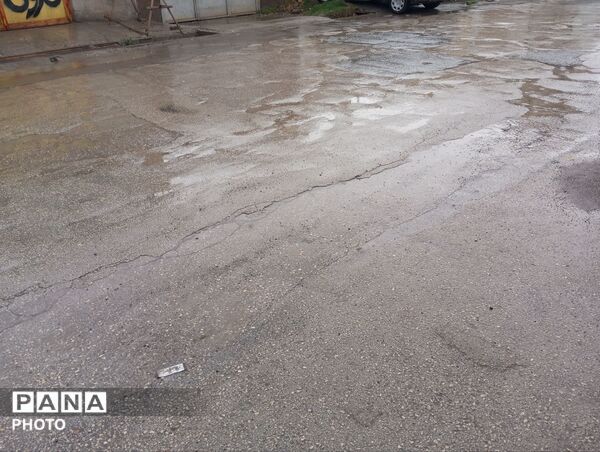 بارش باران بهاری در شهرستان نیشابور