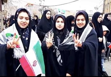 راهپیمایی ۲۲ بهمن و حضور حماسی مردم چایپاره 