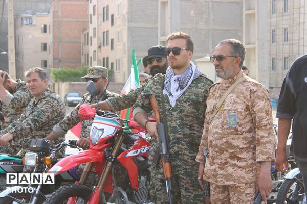 رزمایش اقتدار جان فدا برای ایران امام رضایی در چهاردانگه