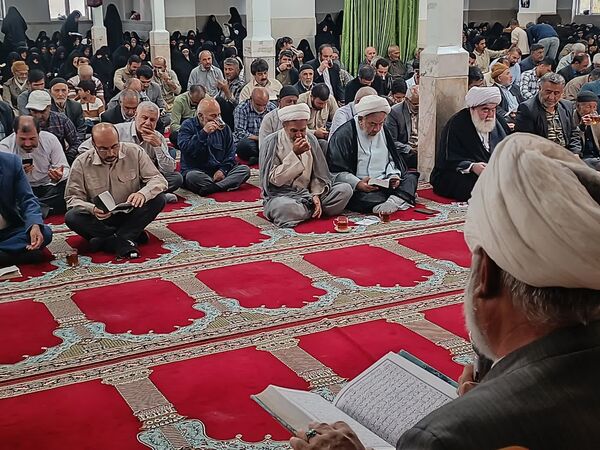 مراسم دعای عرفه در شهر درق
