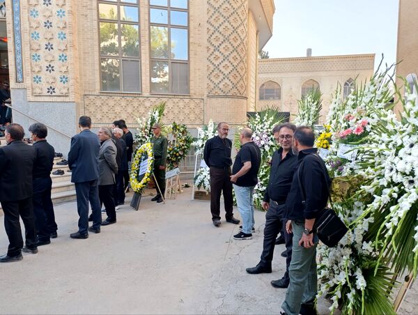 تشییع پیکر زنده یاد جناب سرهنگ حسین بیات مختاری