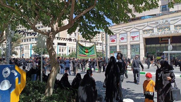 مراسم پیاده‌روی جاماندگان اربعین از میدان پانزده خرداد تا حرم مطهر رضوی