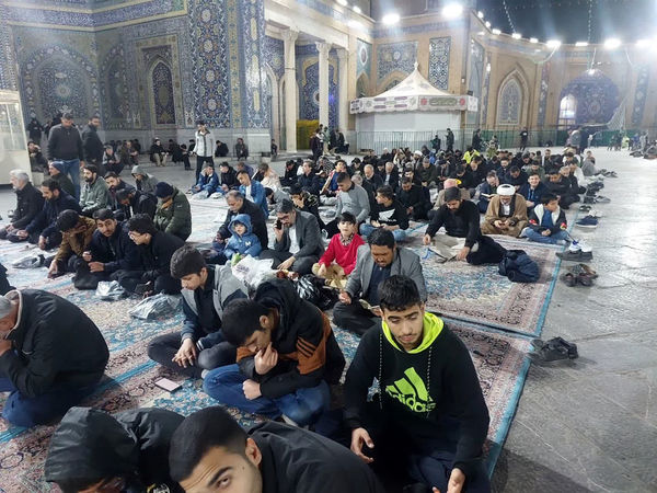 مراسم احیاء سومین شب قدر در حرم حضرت معصومه(س)