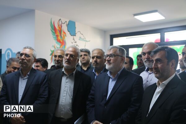 افتتاحیه دبستان  خیرساز مشارکتی همایون تاج بازیار در ناحیه یک شهرری با حضور استاندار تهران 