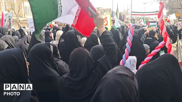 لبیک مردم شهرستان شیروان به رهبری با حضور باشکوه در راهپیمایی روز قدس