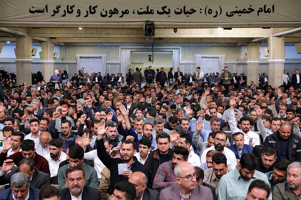 دیدار کارگران با رهبر معظم انقلاب