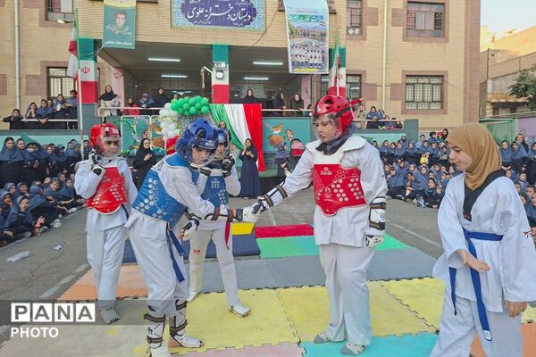 المپیاد ورزشی درون مدرسه ای در مدرسه دکتر حافظی ورامین