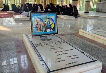 مراسم سالروز ولادت دوتن از شهدای شهر بار نیشابور