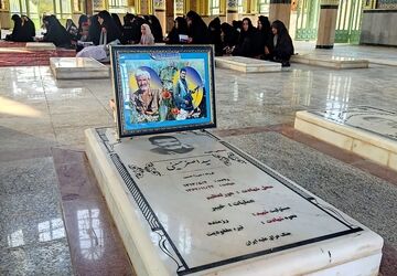مراسم سالروز ولادت دوتن از شهدای شهر بار نیشابور