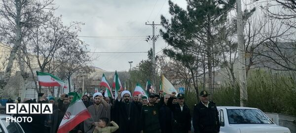 حرکت دسته سینه زنی و گرامیداشت چهلم امام شهید در شهربار نیشابور 